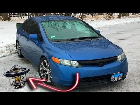 2006-2015 R18 Honda Civic Thermostat replacement DIY