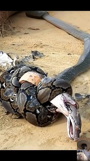 42K views · 142 reactions | Python Vs King Cobra #fypシ゚viralシ #fypシ゚viralシfypシ゚viralシalシ #wildanimals #animals #wildlife #snake #cobra Snakes Adventures | Animalslovers | Facebook