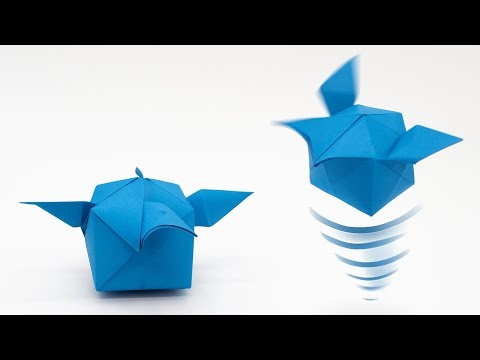 How to Make a Spinning Origami Drop Glider | Step-by-Step Tutorial