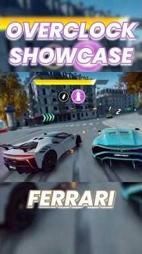 Asphalt Legends Overclock Showcase with Music | Ferrari Speed Run | #Shorts