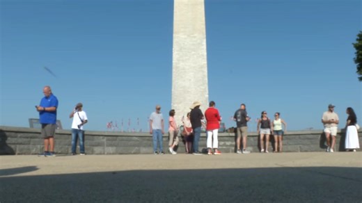 Washington Monument closes as DC heat index hits up to 110°