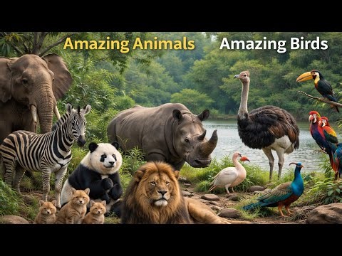 Amazing Wild Animals & Birds of the World! 🦁🐘