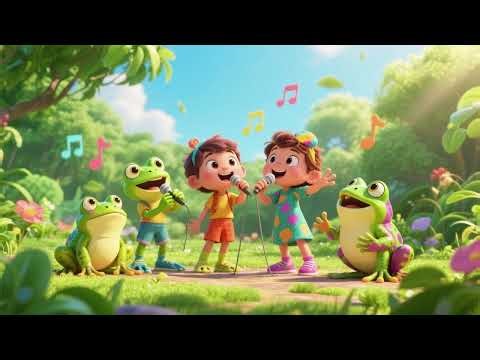 Frog Kids Song 3 | Funny Frog Song for Children | Animal Songs for Kids