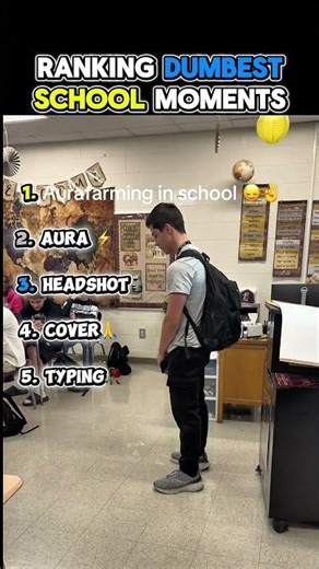 Ranking Dumbest School Moments 😭🙏 #shorts