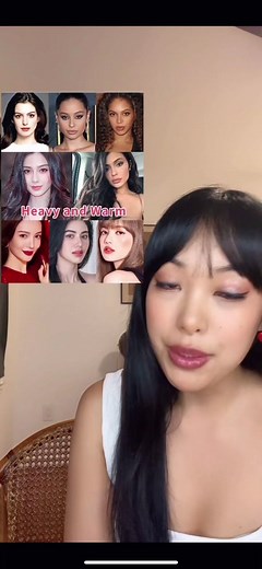 More examples on warm / cool face types and how that affect your style / aesthetics #asianbeauty #asianmakeup #beautytips #kbeauty #jbeauty #chinesemakeup #koreanmakeup #asianstyle #beautytok