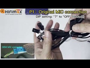 Microphone connection - BMW CIC Apple Carplay MIC installation guide