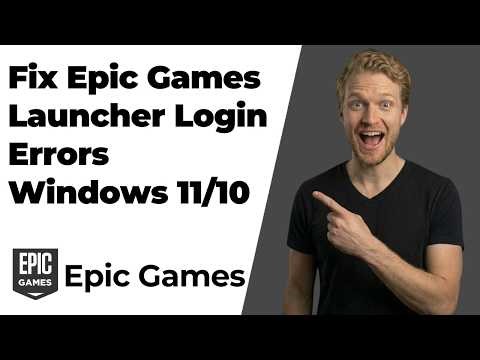 How To Fix Epic Games Launcher Login Errors Windows 11/10 (Quick Cache Reset)