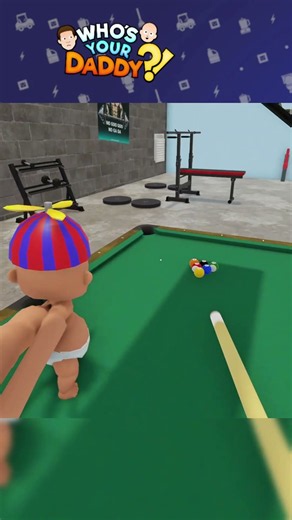 Who's Your Daddy?! historie "bilard" #baby #pcgaming #gaming #games #funny #gameplay