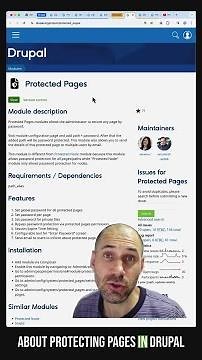Summary: How to Protect Pages in Drupal CMS