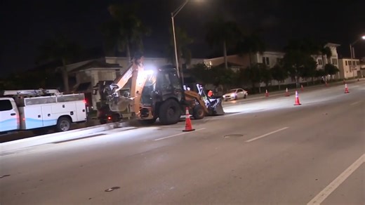 Crews working to repair water main break in Fort Lauderdale - WSVN 7News | Miami News, Weather, Sports | Fort Lauderdale