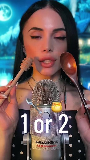 Sofia ASMR Honey Spoon Eating Comparison | ASMR Video
