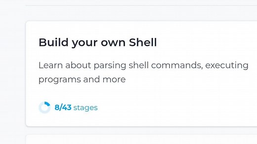 Build your own Shell