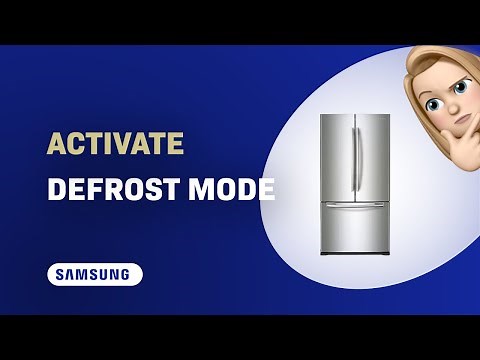 How to Activate Defrost Mode on Samsung RF18HFENBSR Fridge?