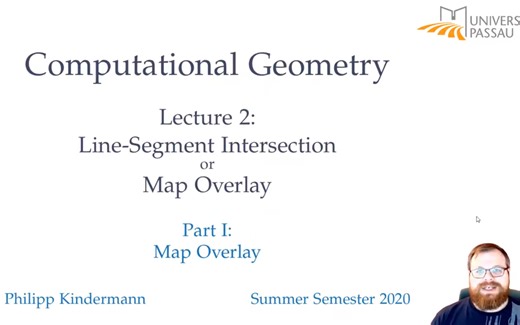 Sweep-Line Algorithm for Line Segment Intersection - Philipp Kindermann