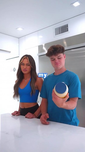 Swapping cream cheese with Mayo prank on girlfriend! McKinley Richardson | Jack Doherty