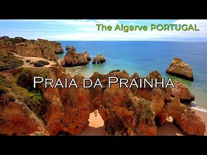 PORTIMAO Most Beautiful Beach, the ALGARVE PORTUGAL 4k, PRAIA da PRAINHA 2025