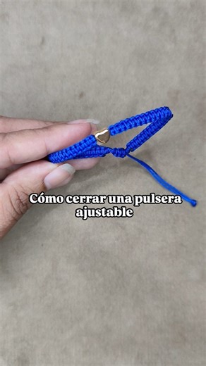 Cómo cerrar una pulsera ajustable #tutorial #aprender #bisuteria #macrame | Elizabeth Duque Accesorios