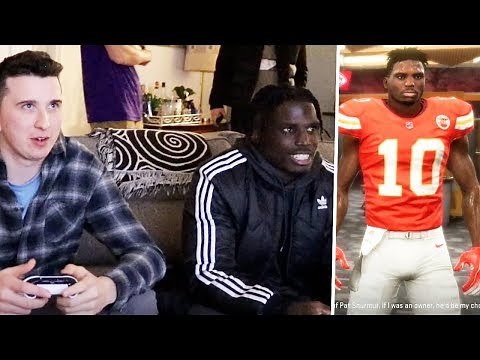 Tyreek Hill called me out to come play him in madden!