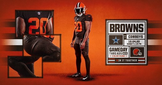 23K views · 990 reactions | Breaking out the color rush for this Sunday  | Cleveland Browns | Facebook