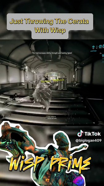 Just Throwing Cerata with Wisp #warframe #WispPrime #Tenno #Cerata #gaming #tiktokgaming #fypage #xboxseriess