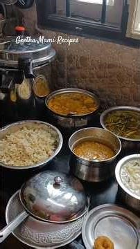 Today's Samayal | Ayyapan Pooja Special Lunch Menu