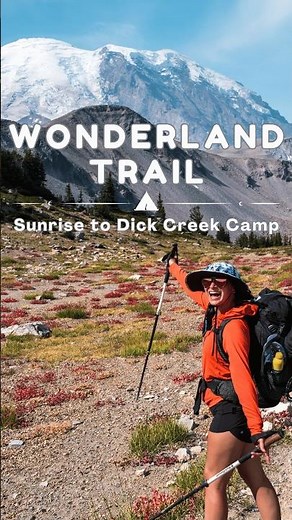 Hiking from Sunrise to Dick Creek Along the Wonderland Trail