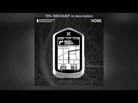 A must-have product! XOSS NAV Plus/NAV Bike Computer Wireless Cycling GPS Speedometer Map Navigati