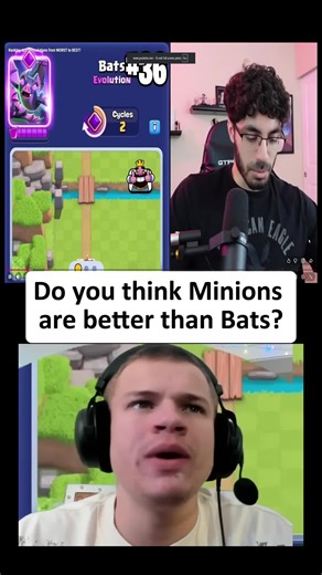 Do you think Minions are better than Bats #jynxzi #jynxzirage #jynxzifunnymoments #viralvideos #fyp #clashroyale