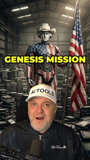 U.S. Government's Genesis Mission: The Manhattan Project for AI 🤯 #technews #genesismission #ai #artificialintelligence #scientificresearch
