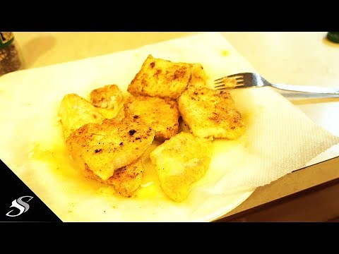 EASY Cobia Recipe - Flour Dusted Lemon Cobia Cook