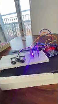 Arduino Uno Ultrasonic Sensor Distance Indicator | LED Alert System Using HC-SR04
