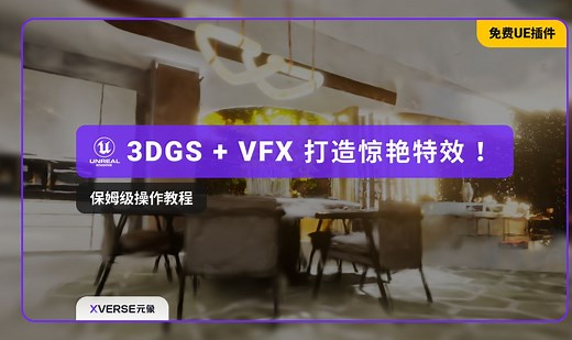 [3DGS教程] 3D Gaussian Splatting   VFX 打造惊艳特效！