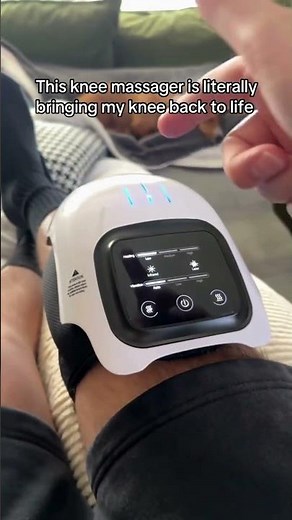 Fix Knee Pain Fast! 🦵 Smart Heat & Vibration Massager ✨