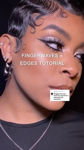 Styling Pixie Hair with Finger Waves Tutorial