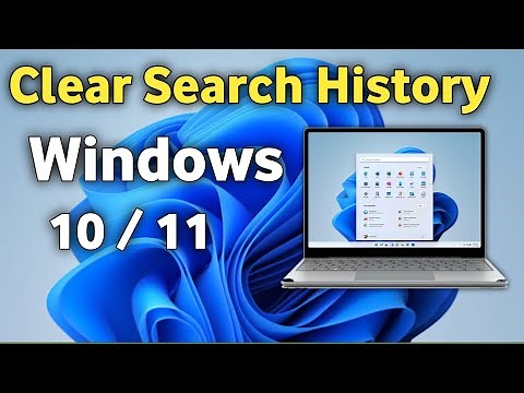 How to delete search history on Laptop | Clear search history on windows 11