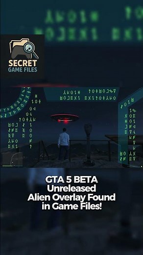 GTA 5 BETA Unreleased Alien Overlay Found in Game Files! #gaming #beta #gta #gta5 #ufo