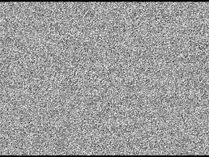 TV lost signal effect