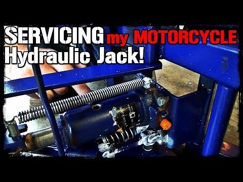 Servicing my Hydraulic Motorcycle Jack