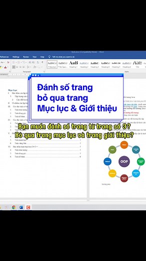 Cách Đánh Số Trang Word: Bỏ Qua Mục Lục & Giới Thiệu