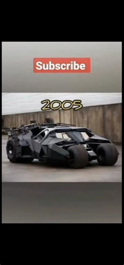 evolution of batmobile (1970~2022) world 🌎 famous car 🥰🚗