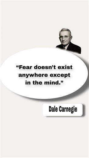 “Your mind creates the fear your heart believes.” #quotes #lifelessons #dalecarnegie #deepquotes