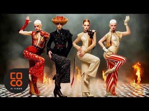 [4K] Fire Command Beat! (Surreal AI Dance) | Official AI Music & Art Film