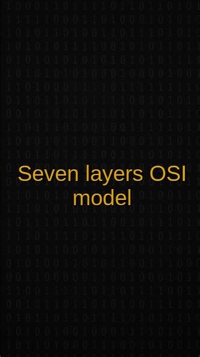 Seven layers OSI model #computereducation #computerscience