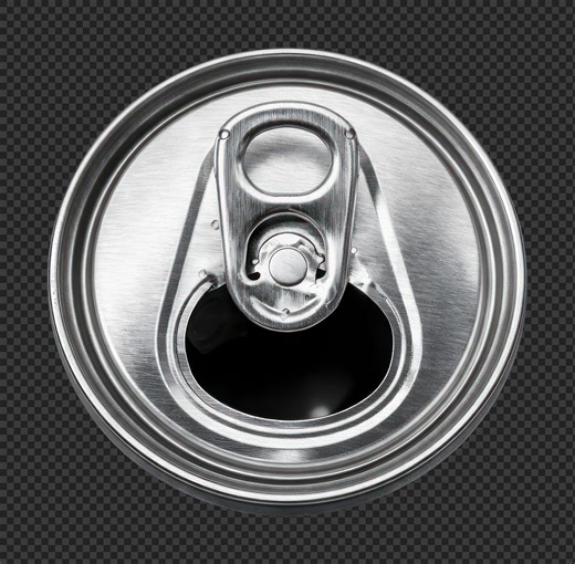 Download free png of PNG Top view aluminum can lid by Pinn about png, texture, logos, metal, and container 26812492