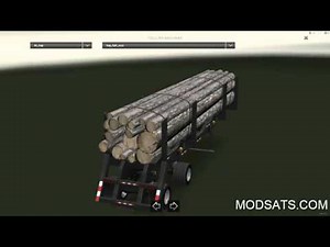 Log Trailer Skin by Scs | ATS mod