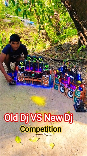 Mini Dj competition Dj short dj sound check dj new setup dj box and light old vs new dj competition
