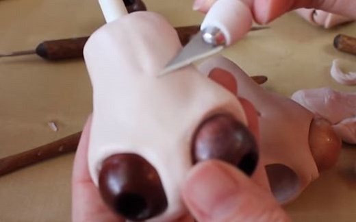 【制作教程】如何制作一个BJD（球形关节人偶）的躯干