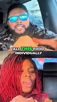 Eating spicy dumplings in the car without making a mess 🌶️ #mukbang #foodchallenge