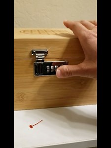 Watch How to open the Box and set up the combination code on Amazon Live