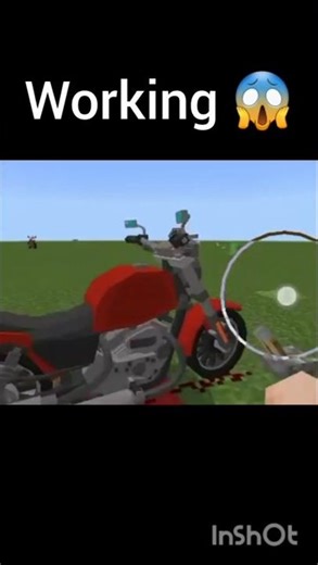 Working Motorcycle in Minecraft! ( No mods )